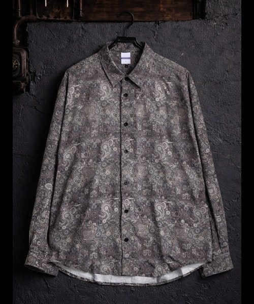 CALIFORNIA OUTFITTERS(カリフォルニア アウトフィッターズ)の「2D56 アート 長袖シャツ(シャツ/ブラウス・メンズ・ブラウン系3/ベージュ系/ブラック系3/ブラック系1/グレー系/ブラック系4/ブラック系2/ブラウン系2/ブラウン系1/ホワイト系・L/M)」の10枚目の写真