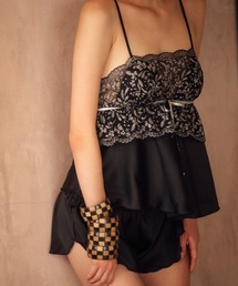 ANNEBRA（アンブラ）の「Silver Touch レースコンビショートパンツセットアップ（その他ルームウェア）」