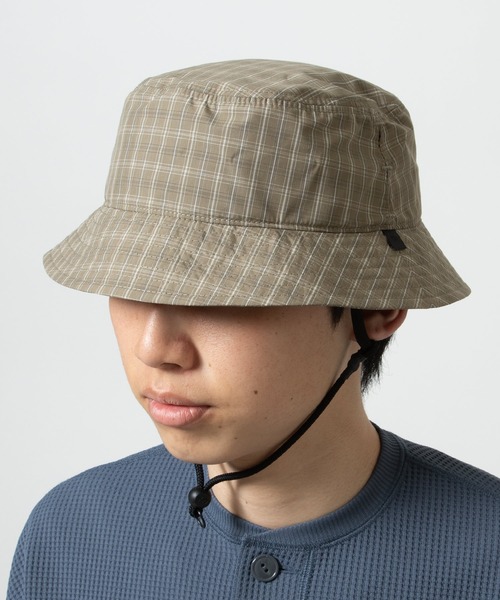 DAIWA PIER39（ダイワピア39）の「TECH VENTILATION HAT SUMMER PLAID（ハット・メンズ・ライトグレー/ブルー/グレー・FREE）」の2枚目の写真