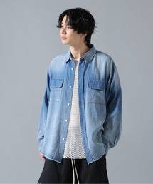 DANKE SCHON | DankeSchon/ダンケシェーン/SHEER DENIM SHIRTS(シャツ/ブラウス)