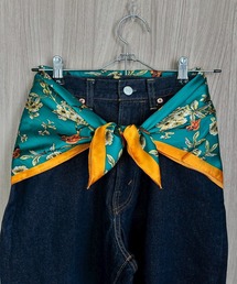 ARTIFICIAL SWEETENER | 【 ARTIFICIAL SWEETENER 】シルクタッチ フラワー柄 スカーフ(バンダナ/スカーフ)