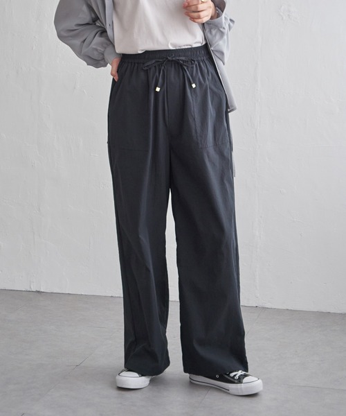 ikka（イッカ）の「【接触冷感／速乾】ドライテックチノベイカーパンツ（カーゴパンツ・レディース・オリーブ/ベージュ/ネイビー・S/L/M）」の20枚目の写真