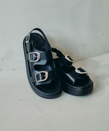 LEPSIM | ベルトバックルクッションサンダル　638815(サンダル)