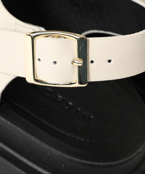 LEPSIM(レプシィム)の「ベルトバックルクッションサンダル 638815(サンダル・レディース・ベージュ/アイボリー/ブラック・LARGE/MEDIUM)」の10枚目の写真