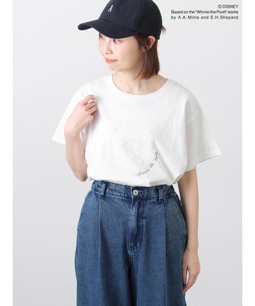 Samansa Mos2（サマンサ モスモス）の「【Disney】くまのプーさんﾚｰｽﾓﾁｰﾌTｼｬﾂ（Tシャツ/カットソー・レディース・オフホワイト/ブラック/ベージュ・F）」の17枚目の写真