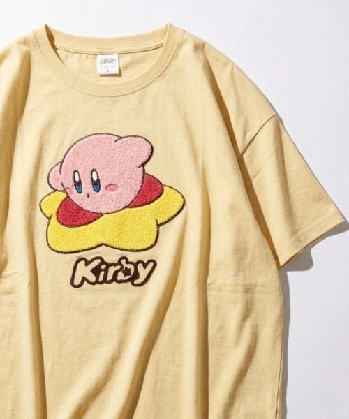 MARUKAWA（マルカワ）の「2026SS Kirby’s Dream Land/星のカービィ オーバーサイズ キャラクター サガラ刺繍 半袖Tシャツ（Tシャツ/カットソー・レディース・ブルー/ブラック/イエロー/ホワイト・M/L）」の4枚目の写真