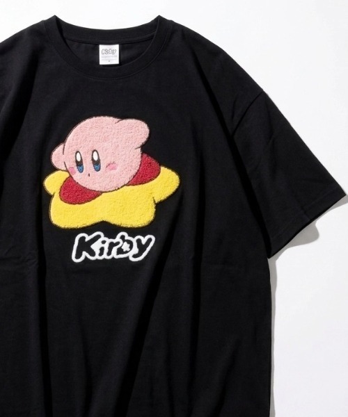 MARUKAWA（マルカワ）の「2026SS Kirby’s Dream Land/星のカービィ オーバーサイズ キャラクター サガラ刺繍 半袖Tシャツ（Tシャツ/カットソー・レディース・ブルー/ブラック/イエロー/ホワイト・M/L）」の2枚目の写真