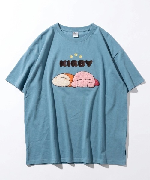 MARUKAWA（マルカワ）の「2026SS Kirby’s Dream Land/星のカービィ オーバーサイズ キャラクター サガラ刺繍 半袖Tシャツ（Tシャツ/カットソー・レディース・ブルー/ブラック/イエロー/ホワイト・M/L）」の6枚目の写真