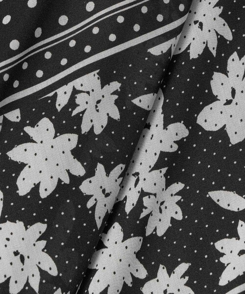 ANAYI（アナイ）の「【セットアップ対応商品】ドットパッチワークプリントプリーツ スカート（スカート・レディース・ブラック・36/34/38）」の6枚目の写真