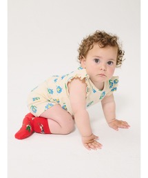 Pixel Flowers all over short leggings