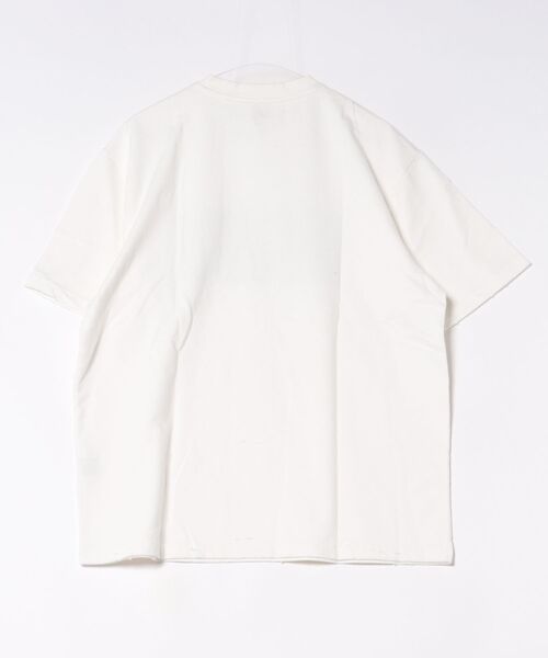BEN DAVIS(ベンデイビス)の「DAMAGE MID CREW/微起毛 スウェットTシャツ ダメージ加工 古着ライク 半袖スウェット ユニセックス(Tシャツ/カットソー・メンズ・ホワイト/レッド/ブラック/ブルー・MEDIUM/LARGE/X-LARGE)」の9枚目の写真
