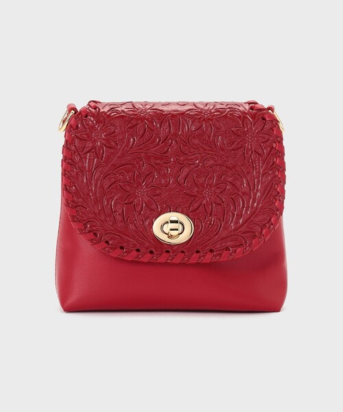 CARVING TRIBES(カービングトライブス)の「MiniShoulderbag(ショルダーバッグ・レディース・ブラック/レッド/ゴールド・FREE)」の5枚目の写真