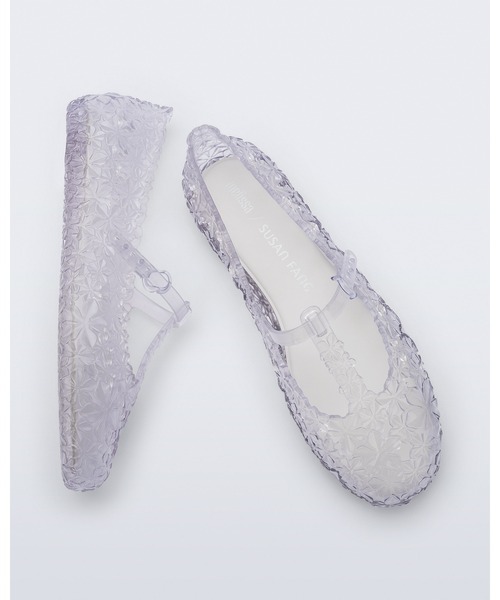 melissa（メリッサ）の「MELISSA DAPHNIS BALLERINA +SUSANFANG AD（バレエシューズ・レディース・クリアグリーン/クリア/ピンク/クリアブラック・37/38/39/35-36）」の4枚目の写真