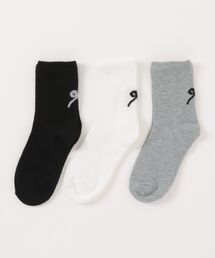 styiro | 【3足セット】バックリボン靴下(ソックス/靴下)