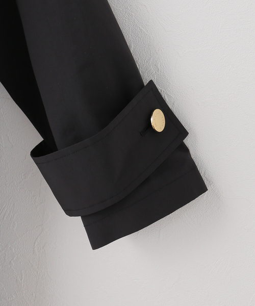 IENA（イエナ）の「MACKINTOSH/マッキントッシュ HUMBIE MB コート L261HI1158ALKL（ステンカラーコート・レディース・ホワイト/ブラック・38/36）」の5枚目の写真