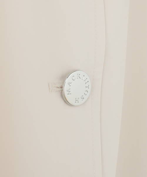 IENA（イエナ）の「MACKINTOSH/マッキントッシュ HUMBIE MB コート L261HI1158ALKL（ステンカラーコート・レディース・ホワイト/ブラック・38/36）」の8枚目の写真