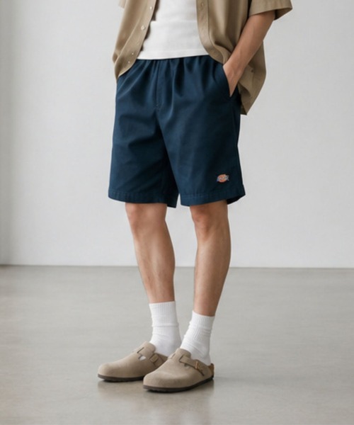 Dickies（ディッキーズ）の「【GENUINE Dickies/ジェニュインディッキーズ】すっきりシルエット TC素材 ワークハーフパンツ/リラックスショーツ ショートパンツ（その他パンツ・メンズ・ブラウン系カモフラージュ/ベージュ/ブラック/チャコールグレー/オレンジ/ブルーグリーン・M/XL/L）」の4枚目の写真