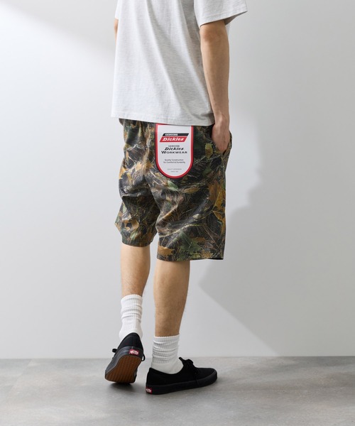 Dickies（ディッキーズ）の「【GENUINE Dickies/ジェニュインディッキーズ】すっきりシルエット TC素材 ワークハーフパンツ/リラックスショーツ ショートパンツ（その他パンツ・メンズ・ブラウン系カモフラージュ/ベージュ/ブラック/チャコールグレー/オレンジ/ブルーグリーン・M/XL/L）」の20枚目の写真