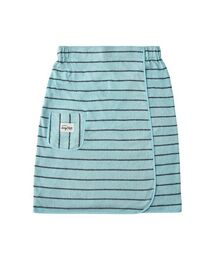 HDM（ヘイデイムード）の「テリー モーダル ラップタオル (スカイブルーストライプ)（タオル）」