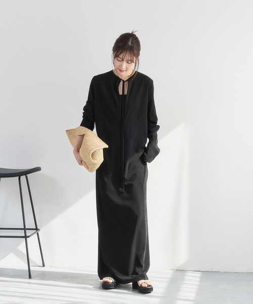 LE TALON(ルタロン)の「《追加》4cmパールプラットサンダル(サンダル・レディース・ブラック×ブラック/アイボリー・X-SMALL/SMALL/MEDIUM/LARGE/X-LARGE)」の5枚目の写真