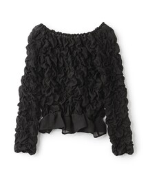 BIANCA（ビアンカ）の「【1枚で着映え】スクエアシャーリングブラウス（シャツ/ブラウス）」