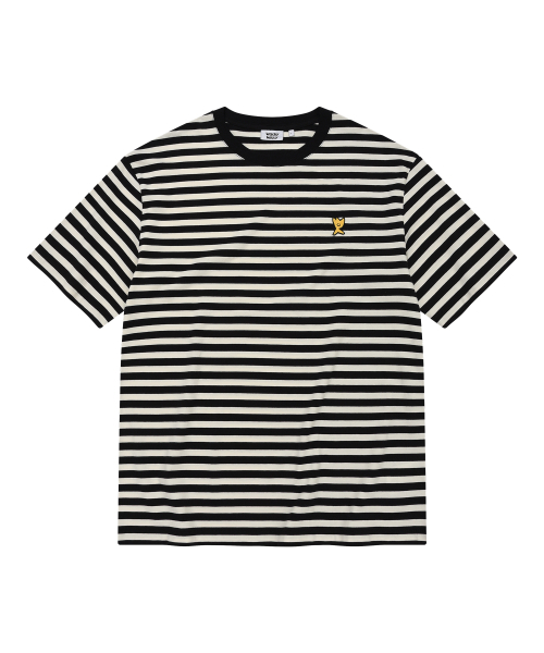Wacky WiLLy(ワッキーウィリー)の「ベーシックストライプ半袖Tシャツブラック(Tシャツ/カットソー・レディース・その他・MEDIUM/LARGE/X-LARGE/XX-LARGE/SMALL/X-SMALL)」の1枚目の写真