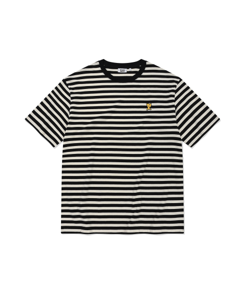 Wacky WiLLy(ワッキーウィリー)の「ベーシックストライプ半袖Tシャツブラック(Tシャツ/カットソー・レディース・その他・MEDIUM/LARGE/X-LARGE/XX-LARGE/SMALL/X-SMALL)」の2枚目の写真