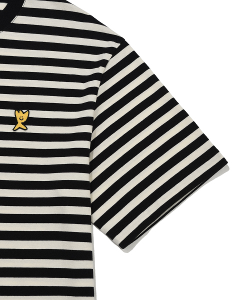 Wacky WiLLy(ワッキーウィリー)の「ベーシックストライプ半袖Tシャツブラック(Tシャツ/カットソー・レディース・その他・MEDIUM/LARGE/X-LARGE/XX-LARGE/SMALL/X-SMALL)」の6枚目の写真