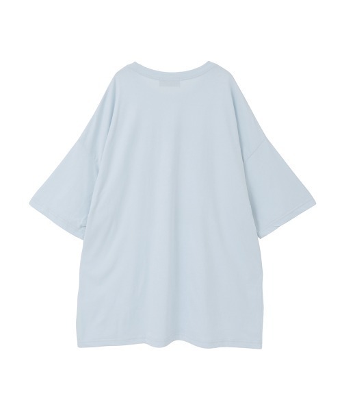 Candy Stripper(キャンディストリッパー)の「GOOD DAY BIG BIG Tシャツ(Tシャツ/カットソー・レディース・ライトブルー/ブラック/オフホワイト・FREE)」の4枚目の写真