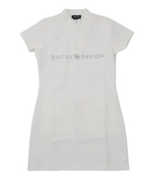 DOCUS（ドゥーカス）の「【DOCUS】(ドゥーカス)レディース ゴルフウェア ハイネック ハーフジップ 半袖 ワンピース（ワンピース）」