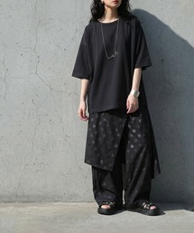 antiqua（アンティカ）の「綿100 五分袖 汗染み Tシャツ（Tシャツ/カットソー）」