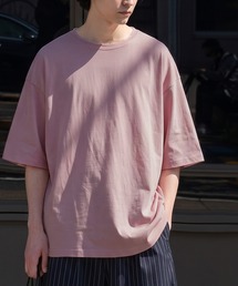 antiqua（アンティカ）の「綿100 五分袖 汗染み Tシャツ（Tシャツ/カットソー）」
