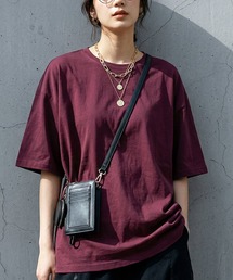 antiqua（アンティカ）の「綿100 五分袖 汗染み Tシャツ（Tシャツ/カットソー）」