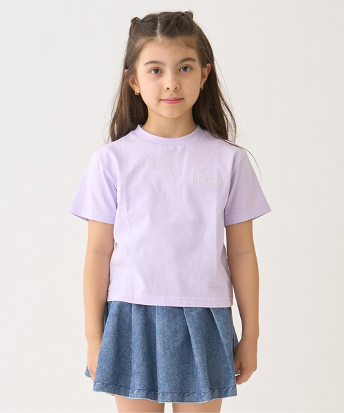 minimal(ミニマル)の「【プチプラ】【綿100%】バックハート・ドーナツプリント半袖Tシャツ(Tシャツ/カットソー・キッズ・ネイビー/ラベンダー/ピンク/レッド/ブラック/オフホワイト・120cm/90cm/140cm/130cm/110cm/100cm)」の8枚目の写真
