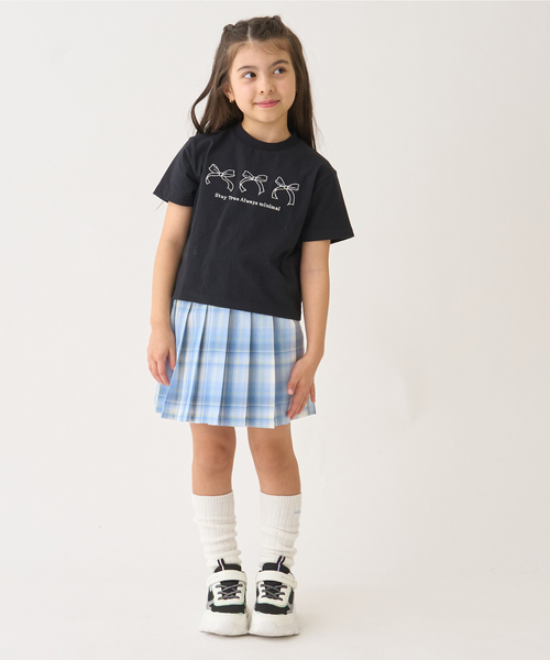 minimal(ミニマル)の「【プチプラ】【綿100%】バックハート・ドーナツプリント半袖Tシャツ(Tシャツ/カットソー・キッズ・ネイビー/ラベンダー/ピンク/レッド/ブラック/オフホワイト・120cm/90cm/140cm/130cm/110cm/100cm)」の13枚目の写真