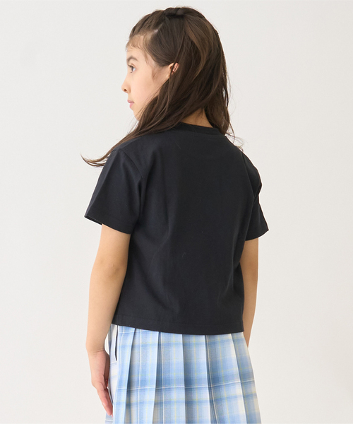minimal(ミニマル)の「【プチプラ】【綿100%】バックハート・ドーナツプリント半袖Tシャツ(Tシャツ/カットソー・キッズ・ネイビー/ラベンダー/ピンク/レッド/ブラック/オフホワイト・120cm/90cm/140cm/130cm/110cm/100cm)」の15枚目の写真