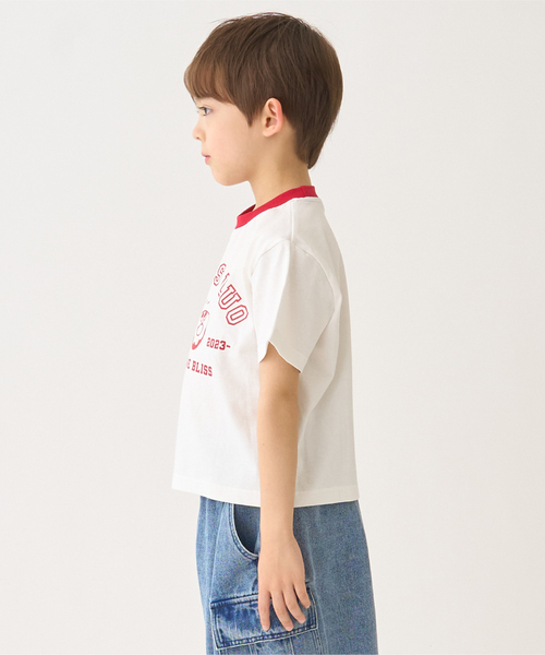 minimal(ミニマル)の「【プチプラ】【綿100%】バックハート・ドーナツプリント半袖Tシャツ(Tシャツ/カットソー・キッズ・ネイビー/ラベンダー/ピンク/レッド/ブラック/オフホワイト・120cm/90cm/140cm/130cm/110cm/100cm)」の18枚目の写真