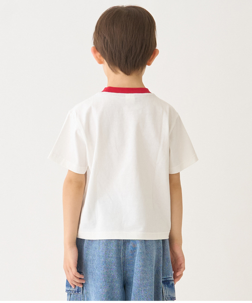 minimal(ミニマル)の「【プチプラ】【綿100%】バックハート・ドーナツプリント半袖Tシャツ(Tシャツ/カットソー・キッズ・ネイビー/ラベンダー/ピンク/レッド/ブラック/オフホワイト・120cm/90cm/140cm/130cm/110cm/100cm)」の19枚目の写真