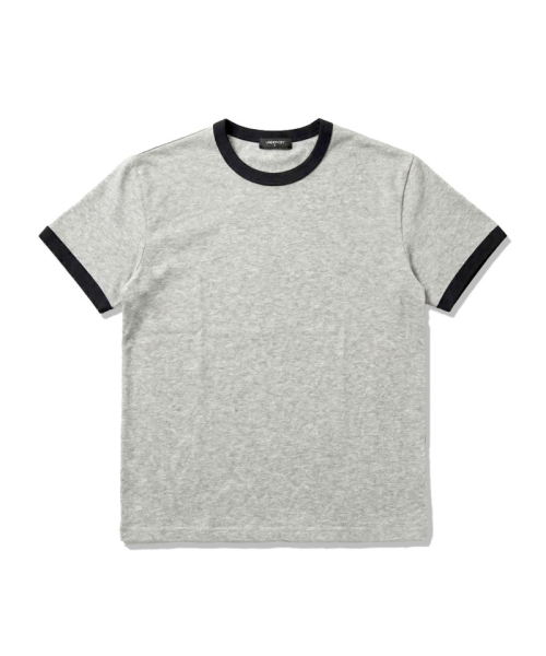 UNDEROFF(アンダーオフ)の「エッセンシャルスタンダード 半袖リンガーTシャツ ブラック(Tシャツ/カットソー・メンズ・ブラック・MEDIUM/LARGE/X-LARGE/SMALL)」の5枚目の写真