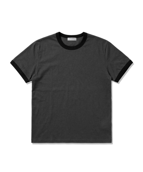 UNDEROFF(アンダーオフ)の「エッセンシャルスタンダード 半袖リンガーTシャツ ブラック(Tシャツ/カットソー・メンズ・ブラック・MEDIUM/LARGE/X-LARGE/SMALL)」の6枚目の写真