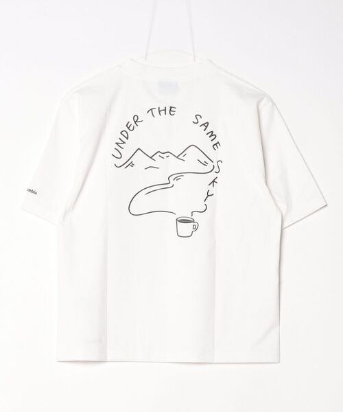 Columbia（コロンビア）の「【別注】コロンビア   マーティンフォールズグラフィックショートスリーブTシャツ 限定コラボ（Tシャツ/カットソー・レディース・スモークピンク/アイボリー・S/M/L/XL）」の3枚目の写真