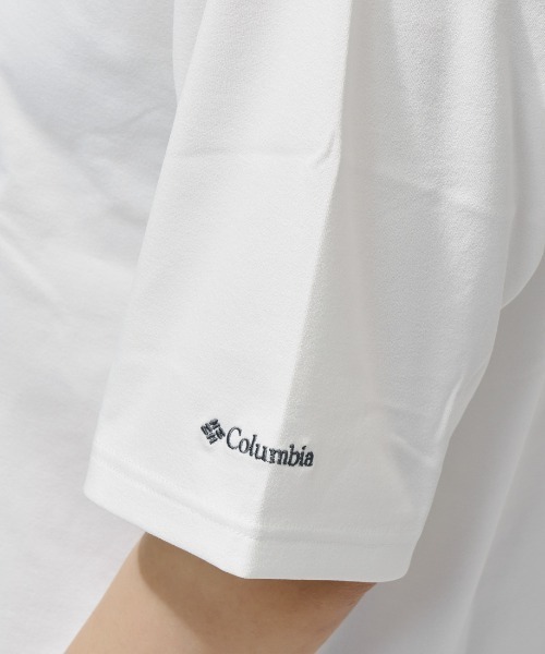 Columbia（コロンビア）の「【別注】コロンビア   マーティンフォールズグラフィックショートスリーブTシャツ 限定コラボ（Tシャツ/カットソー・レディース・スモークピンク/アイボリー・S/M/L/XL）」の7枚目の写真