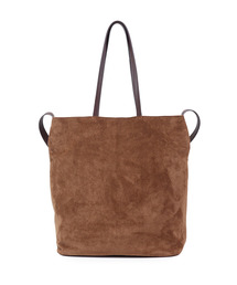 【Un coeur/アンクール】SUEDE DRAPE 2WAY TOTE / スエード ドレープ 2ウェイショルダー　kareem / K906021