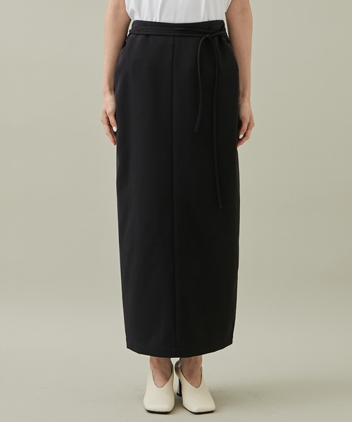 08sircus（ゼロエイトサーカス）の「[08sircus/08サーカス]EX.SLIT LONG SKIRT（スカート・レディース・ライトグレー/ブラック・1/0）」の8枚目の写真