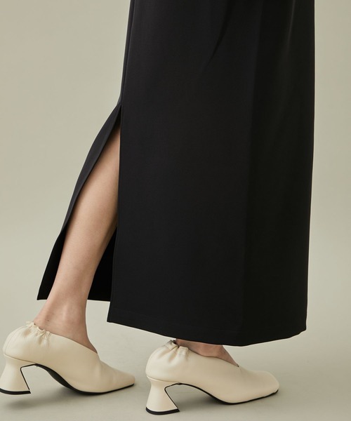 08sircus（ゼロエイトサーカス）の「[08sircus/08サーカス]EX.SLIT LONG SKIRT（スカート・レディース・ライトグレー/ブラック・1/0）」の11枚目の写真