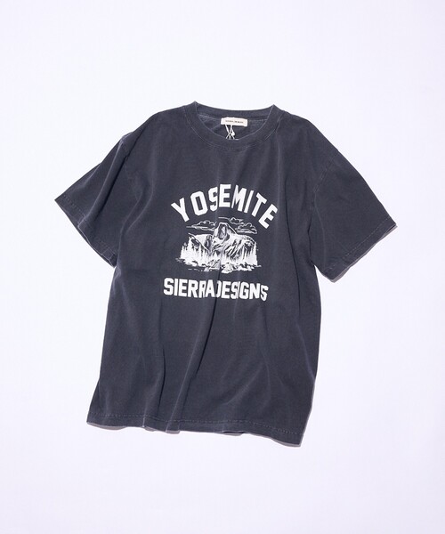 SIERRA DESIGNS(シェラデザイン)の「【SIERRA DESIGNS】YOSEMITE NATIONAL PARK ヨセミテ国立公園 ハーフドーム グラフィックTシャツ(Tシャツ/カットソー・レディース・ホワイト/ホワイト系その他/ブラック系その他/ブラック・フリー)」の3枚目の写真
