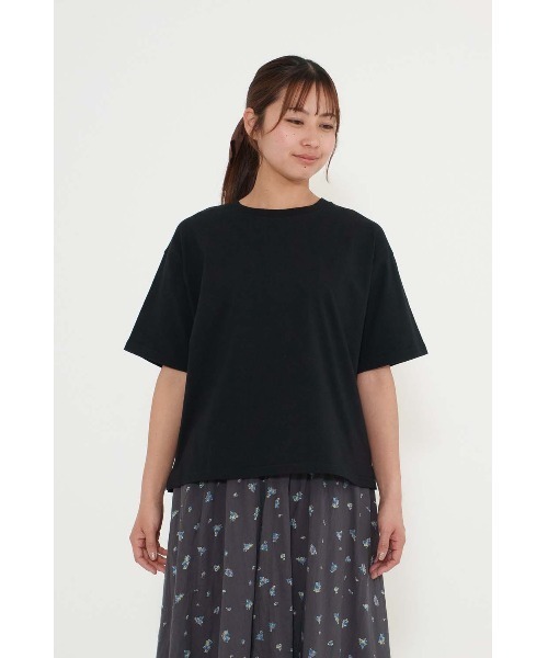 HEART MARKET（ハートマーケット）の「NEW ワイドなT（Tシャツ/カットソー・レディース・チャコール/ナチュラル/ブラック/ライム/ピンク/ライトパープル/ホワイト/ブラック系・SMALL/MEDIUM/LARGE）」の2枚目の写真
