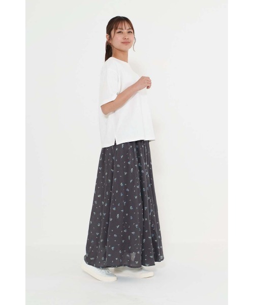 HEART MARKET（ハートマーケット）の「NEW ワイドなT（Tシャツ/カットソー・レディース・チャコール/ナチュラル/ブラック/ライム/ピンク/ライトパープル/ホワイト/ブラック系・SMALL/MEDIUM/LARGE）」の10枚目の写真