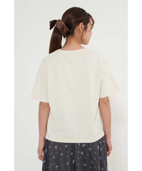HEART MARKET（ハートマーケット）の「NEW ワイドなT（Tシャツ/カットソー・レディース・チャコール/ナチュラル/ブラック/ライム/ピンク/ライトパープル/ホワイト/ブラック系・SMALL/MEDIUM/LARGE）」の17枚目の写真