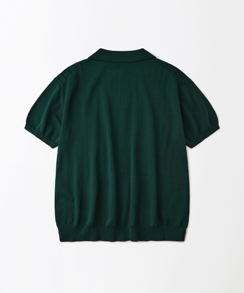 OUTSTANDING（アウトスタンディング）の「HS STRIPE KNIT COLLAR SHIRT_GREEN（ポロシャツ・メンズ・その他・L/M/S）」の9枚目の写真